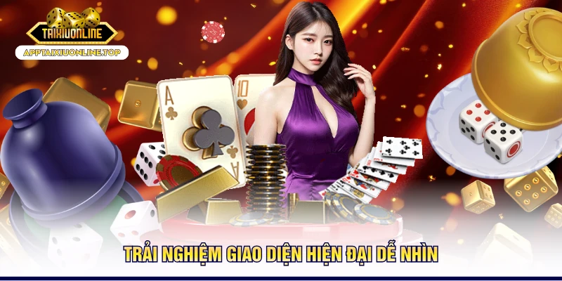 Trải nghiệm giao diện hiện đại dễ nhìn